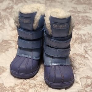Cat & Jack Blue and Purple Kids Boots